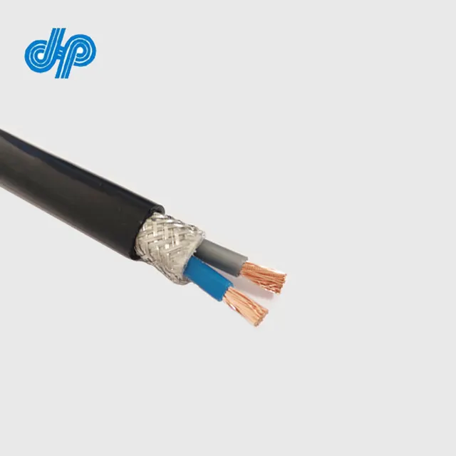 0.6/1KV Indoor/Outdoor 2 Cores Flexible Screened 16mm2 Cable Brown Blue ROV-K DC Power Cable