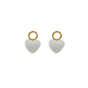 Pendientes Colgantes en Forma de Corazón, Acero Inoxidable 316L, Baño de Oro PVD, Joyería de Moda Sostenible y Resistente - Product Image 2