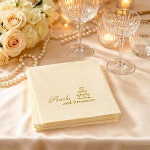 Serviette de table carrée jetable 100 % lin avec ourlet brodé pour la décoration intérieure moderne et les mariages - Product Image 2