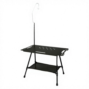 Aluminum Alloy Folding Picnic <b>Table</b>-Modern Design Stable & Multi-Functional Outdoor Furniture for <b>BBQ</b> - Product Image 2