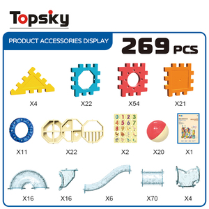 Creativo bambini da 5 <span class=keywords><strong>a</strong></span> 7 anni fai da te assemblato Non tossico Pipeline montagne russe <span class=keywords><strong>blocchi</strong></span> di costruzione educativi Set di costruzione - Product Image 2