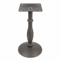 Socle de table à manger personnalisable, design moderne et classique, pour table à manger circulaire, structure en fonte de fer.
