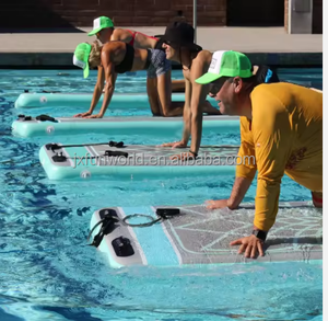 Plataforma Flotante de PVC para Yoga en <span class=keywords><strong>el</strong></span> Agua, Tapete de Yoga Flotante para Gimnasia y Fitness, Plataformas Inflables para Yoga - Product Image 2