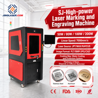 Offre Spéciale – Machine de Marquage Laser Entièrement Fermée SJ 50W 80W 100W 200W, Certifiée CE FDA, pour Gravure sur Métal, Acier et Bijoux (Fibre Optique)