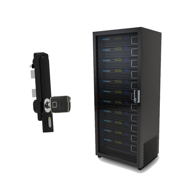 Reliable and Long-Lasting Data Centre Cabinet Lock Multi-Factor Authentication Key Unlock Durable Anti-Theft Waterproof