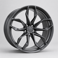 Jantes forgées style V-Spoke de 19, 20, 21 et 22 pouces, 5x114.3, noir satiné pour Tesla Model Y Performance