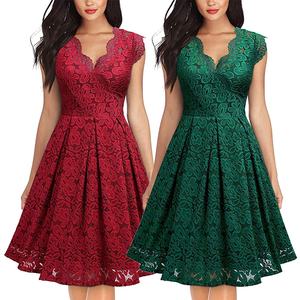 Femmes rouge court robes de <span class=keywords><strong>demoiselle</strong></span> <span class=keywords><strong>d</strong></span>'<span class=keywords><strong>honneur</strong></span> dentelle florale formelle haut église tenues Vintage élégant robes de soirée <span class=keywords><strong>robe</strong></span> de mariée - Product Image 1