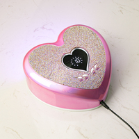 Lampe à ongles UV-LED Misbeauty à écran en forme de cœur, design élégant, séchage rapide pour manucure professionnelle, brevetée pour salon