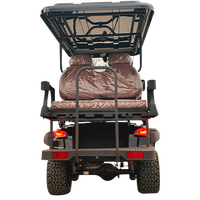 Voiturette de golf électrique miniature 4 places 4 roues de haute qualité et économique pour adultes, 60V, 35 km/h, autonomie de 90 km, batterie sans entretien, tout-terrain