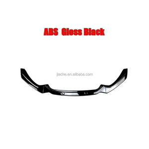 Alerón frontal de apariencia de carbono, accesorio de tres secciones para <span class=keywords><strong>BMW</strong></span> serie 1, F20, F21, <span class=keywords><strong>M135</strong></span>, M140i, M Sport, 2015 ~ 2019, negro brillante, parachoques delantero - Product Image 3