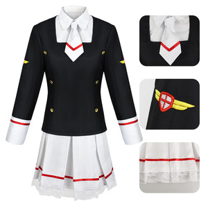 Uniforme de Cosplay Cardcaptor Sakura, Costume de marin Jk pour filles et garçons, jeu de rôle Anime, printemps 2023, matériau en Polyester - Product Image 2