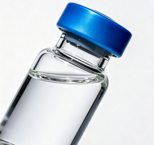 Mini Frascos de Almacenamiento Transparentes de Borosilicato con Tapas Abatibles de Aluminio Azul, Botellas de Vidrio Vacías con Cuello Prensado - Product Image 5