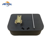 Boîte en plastique antiparasitaire Rat Appât pour rongeurs Piège à souris réutilisable sécurisé Station d'appât pour souris avec clé