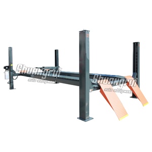 4 Ton 4-Post Hydraulic Car Lift Movable Secondary Rolling <strong>Jack</strong> Wheel Alignment 2.2M <strong>Auto</strong> Workshop Equipment - Product Image 2