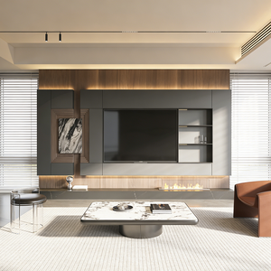 <span class=keywords><strong>Mobile</strong></span> <span class=keywords><strong>TV</strong></span> in Legno Massello di Noce Nero Nordamericano, Design Moderno e Semplice, <span class=keywords><strong>Arredamento</strong></span> Personalizzato BALOM per Soggiorno - Product Image 3
