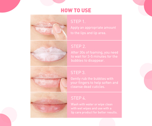 Gommage lèvres éclaircissant bio végan personnalisé exfoliant lissant soin des lèvres rose <span class=keywords><strong>Bubi</strong></span> <span class=keywords><strong>Bubi</strong></span> gommage lèvres à bulles de marque privée - Product Image 5