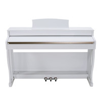 OEM Model B-808 Professional Multifunctional 88 Hammer Action Keys Digital Upright White Piano Dream Chip for Enabled Case