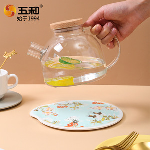 Wuhe Heat Insulation <b>Mat</b> Plastic Flower Pattern Anti-scalding Kitchen Table <b>Mat</b> <b>Large</b> Size Non-slip Coaster - Product Image 1