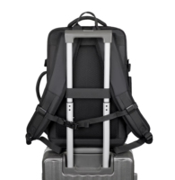 Sac à dos d'affaires pour homme personnalisable en nylon haute densité léger avec compression sous vide et serrure TSA, idéal pour l'école et les ordinateurs portables - En stock