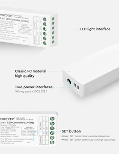 Miboxer Đèn Dải LED Bộ Điều Khiển 2 Trong 1 Tương Thích Với Một Màu, Đèn Dải LED CCT, Điều Khiển Ứng Dụng Điện Thoại Thông Minh Qua Cổng - Product Image 6