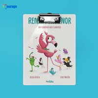 Impression personnalisée de panneau d'agrafe de Sublimation de haute qualité pour le presse-papiers de bureau d'hôpital d'école de commerce A4 A5 B5