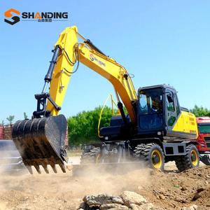 Promotion Exceptionnelle : Mini-Excavatrice sur Roues 8-9 Tonnes avec Grappin à Bois pour la Vente - Product Image 3