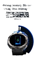 Nuevo Reloj Inteligente HT30 2025 con Linterna, Brújula, para Deportes al Aire Libre, Resistente al Agua IP68, Batería de 600 mAh, Llamadas, FitCloudPro, Responde Llamadas