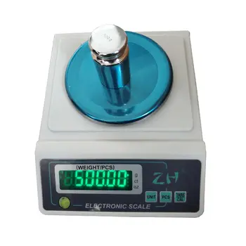 Üst dijital terazi laboratuvar tartı denge ölçeği veya AC/DC adaptörü ağırlık fonksiyonu şarj edilebilir pil 6v/1.3ah beyaz 2000g/0.01g