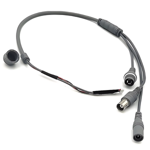 550 мм UL20761 для ПВХ изолированный коаксиальный медный проводник 50 Ом видео кабель питания DC Кнопка сброса питания-40 ~ 80 60 В - Product Image 5