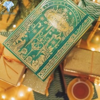 Cuaderno de Lujo Personalizado con Forma de Libro y Purpurina, Caja de Regalo de Recuerdo