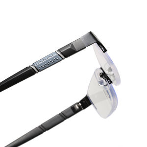 <span class=keywords><strong>Gafas</strong></span> de lectura correctoras para mujer, lentes de media llanta <span class=keywords><strong>con</strong></span> marco de metal, menos 250, <span class=keywords><strong>con</strong></span> <span class=keywords><strong>filtro</strong></span> <span class=keywords><strong>azul</strong></span> de Rayo <span class=keywords><strong>Azul</strong></span>, venta al por mayor, 056 - Product Image 6