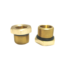 Douille de réduction en laiton personnalisée 1/2\" NPT mâle X 1/2\" NPT femelle à douille hexagonale