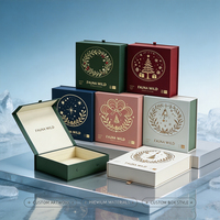 Boîte cadeau magnétique personnalisée luxueuse avec finition mate, emballage rigide écologique pour cosmétiques haut de gamme, mariages, fêtes