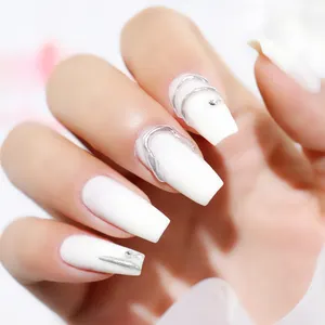 Hanyinails Nhãn Hiệu Riêng Không Đau Gel Rắn Nối Dài Móng Tay 3D Keo Dán Móng Tay Đặc 4 Trong 1 Đa Năng