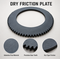 Disque de friction CAT 1K1478 9H9347, plaque d'embrayage de transmission entièrement organique 311.1-158.8-11.2mm pour bulldozer D6 D7 D8 D9