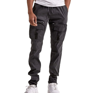 Mens Mid Waist Midweight <b>Cargo</b> Pants Casual Multi Pocket Outdoor <b>Straight</b> <b>Leg</b> Cotton <b>Trousers</b> Loose Fit Utility - Product Image 1