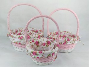 Hot Bán Thời Trang Liễu Dệt Giỏ Lưu Trữ Hoa Trái Cây Mua Sắm Dã Ngoại Giỏ Lưu Trữ Mang Giỏ - Product Image 2