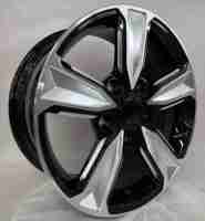 Sur mesure 12000T Forgé |   Norme DOT |   MOQ 4 Geruida S1-00249 18-24 Jantes à cinq branches usinées noir brillant pour Audi A4 A5