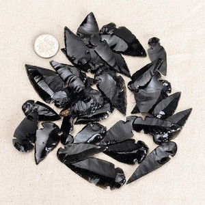 Không có lỗ Đen obsidian Mặt dây chuyền hình mũi tên quyến rũ - Product Image 5