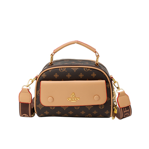 Sac fourre-tout décontracté 2026 avec motif géométrique, en PU de haute qualité, fermeture éclair, bandoulière, design antivol et durable - Product Image 1