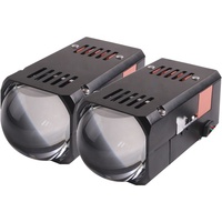 HYML Super lumineux Mini 1.8 pouces Bi LED projecteur Laser lentille haut feux de croisement Modules de matrice de lumière phare de voiture