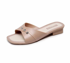 Lazy Man Slippers For <b>Outdoor</b> Wear Stylish Summer Women'S Shoes With Fashionable Trend Versatile Fit And Anti Slip <b>Function</b> - Product Image 1