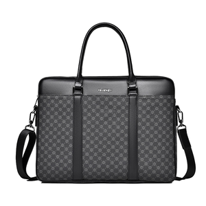 Sac rigide en cuir PU de luxe OEM/ODM pour hommes - <span class=keywords><strong>Porte</strong></span>-documents pour ordinateur portable 14 pouces avec serrure à code, <span class=keywords><strong>porte</strong></span>-documents portable pour affaires - Product Image 1