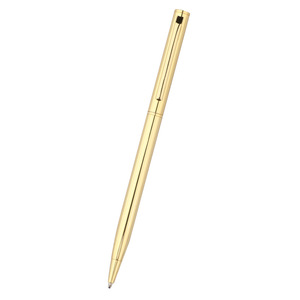 Ultra Thin Rotatable Twist Metal Ballpoint <b>Pen</b> Rose <b>Gold</b> Silver <b>Gold</b> Metallic <b>Pen</b> Custom Laser Logo Corporate Souvenir Gift - Product Image 2