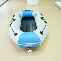 Kayak de pêche, radeau, bateau gonflable modulaire, matériau PVC pliable résistant à l'usure, 2 personnes, coussin d'air, bateau à rames, dérive