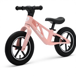 Vélo d'équilibre pour enfants à 2 roues, 12 pouces, style moto, pour 2-3 ans et 4-6 ans, rouge, rose, vert, deux étapes, pour bébés - Product Image 1