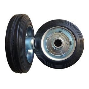 SR0606 Rueda de neumático libre plana sólida de goma a prueba de perforaciones de 160/40-80 pulgadas, para juguetes Cochecito Carrito para mover el césped - Product Image 2