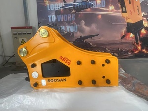 New 11-16 Ton Side Type <b>Hydraulic</b> Breaker with Engine & <b>Motor</b> for Excavators & Backhoe Loaders 1 Year Warranty - Product Image 4