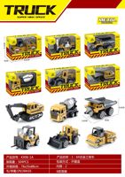 Venta al por Mayor de Modelos de Vehículos DIY, Modelos de Autos, Juguetes de Vehículos, Autos de Ingeniería Fundidos a Presión, Juguetes de Construcción Interesantes para Niños