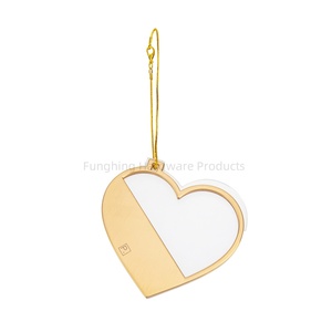 Personalizzato in metallo foto di natale ornamenti personalizzati decorazione albero di natale con cornici per foto ciondoli regalo di natale - Product Image 3